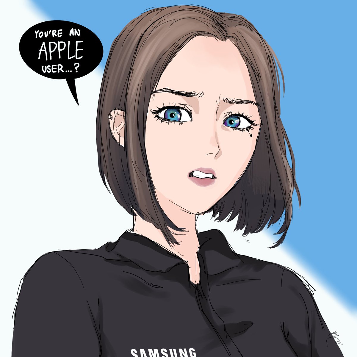 Girl samsung assistant