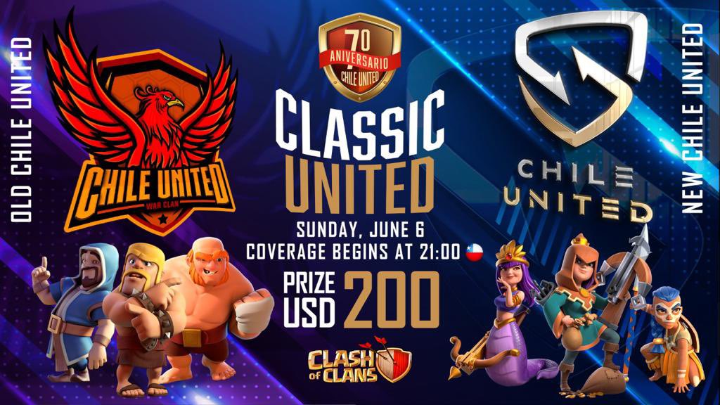 CHILE UNITED (@chileunitedcoc) on Twitter photo 馃敟BUENO BUENO BUENO馃敟
Con este gran evento damos inicio al mes aniversario de CHILE UNITED馃ぉ
馃敟OLD vs NEW馃ぉ
Este domingo desde 21 hrs CHILE.
Por el canal de <a href="/DiegoVnzlaYT/">DiegoVnzlaYT</a> 馃槇
Somos m谩s que un clan, Somos una Familia馃暫馃徎 馃敟BUENO BUENO BUENO馃敟
Con este gran evento damos inicio al mes aniversario de CHILE UNITED馃ぉ
馃敟OLD vs NEW馃ぉ
Este domingo desde 21 hrs CHILE.
Por el canal de <a href="/DiegoVnzlaYT/">DiegoVnzlaYT</a> 馃槇
Somos m谩s que un clan, Somos una Familia馃暫馃徎