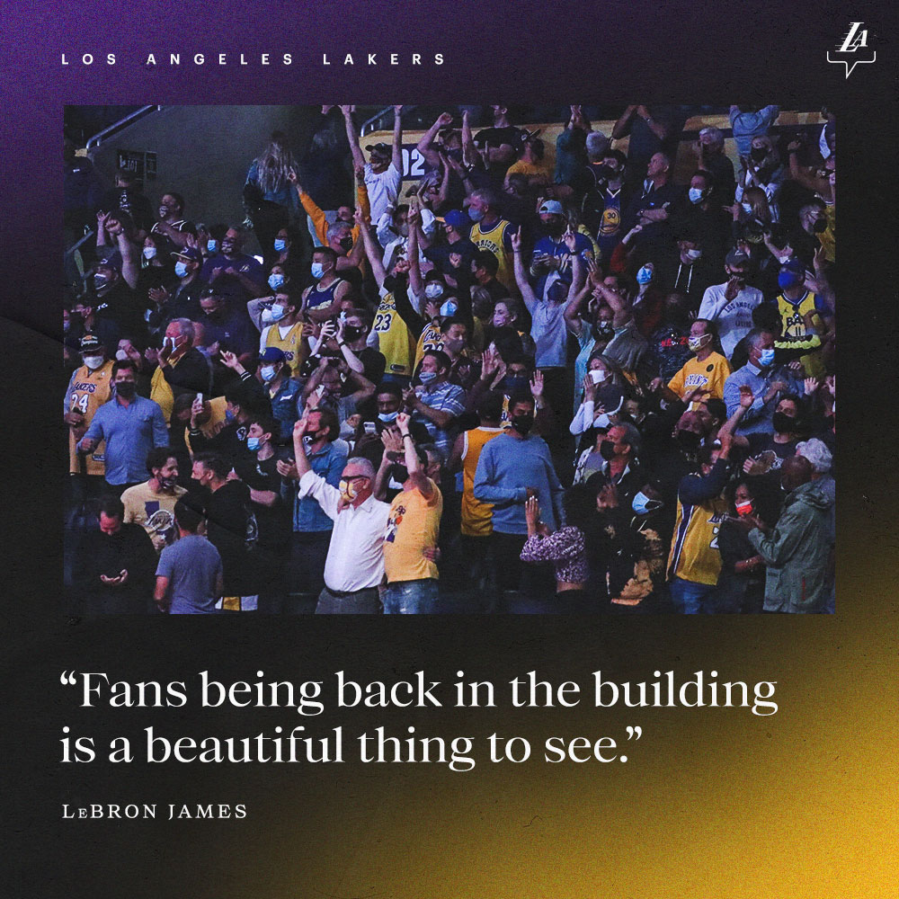 Thank you, #LakersFamily