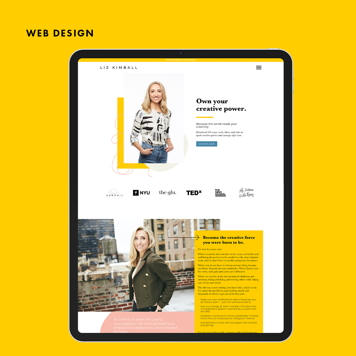 helloluum's tweet photo. Liz helps people around the world return to the wonder, mystery, &amp; original spark all of us once had unlimited access to, but were taught to forget. 💥

We had the privilege of working with Liz to build her brand visuals, create her website, digital workbook, &amp; custom ad layouts. https://t.co/Wg2w7wyUs8