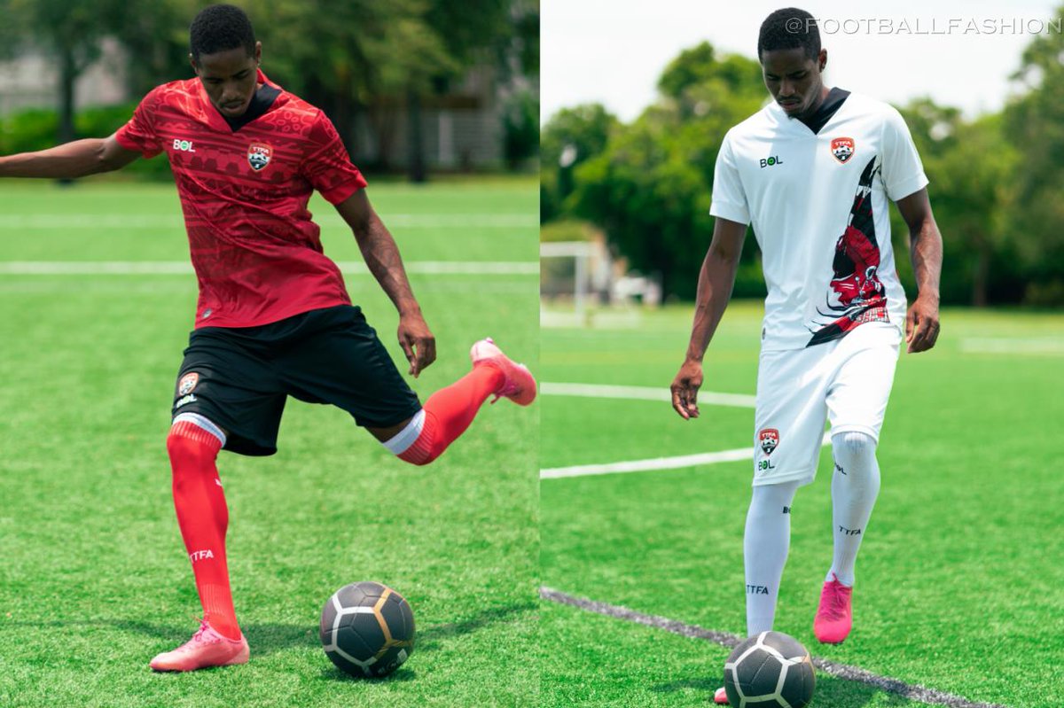 footballfashion's tweet photo. Trinidad and Tobago 2021/22 BOL Home and Away Kits

https://t.co/P0gbL6W2vi

#TrinidadandTobago #T&amp;T #TT #SocaWarriors #BOLFootball #TTFA #TheJoyOfWinning #TheJoyofFightingBack https://t.co/kjeOzdwbuJ