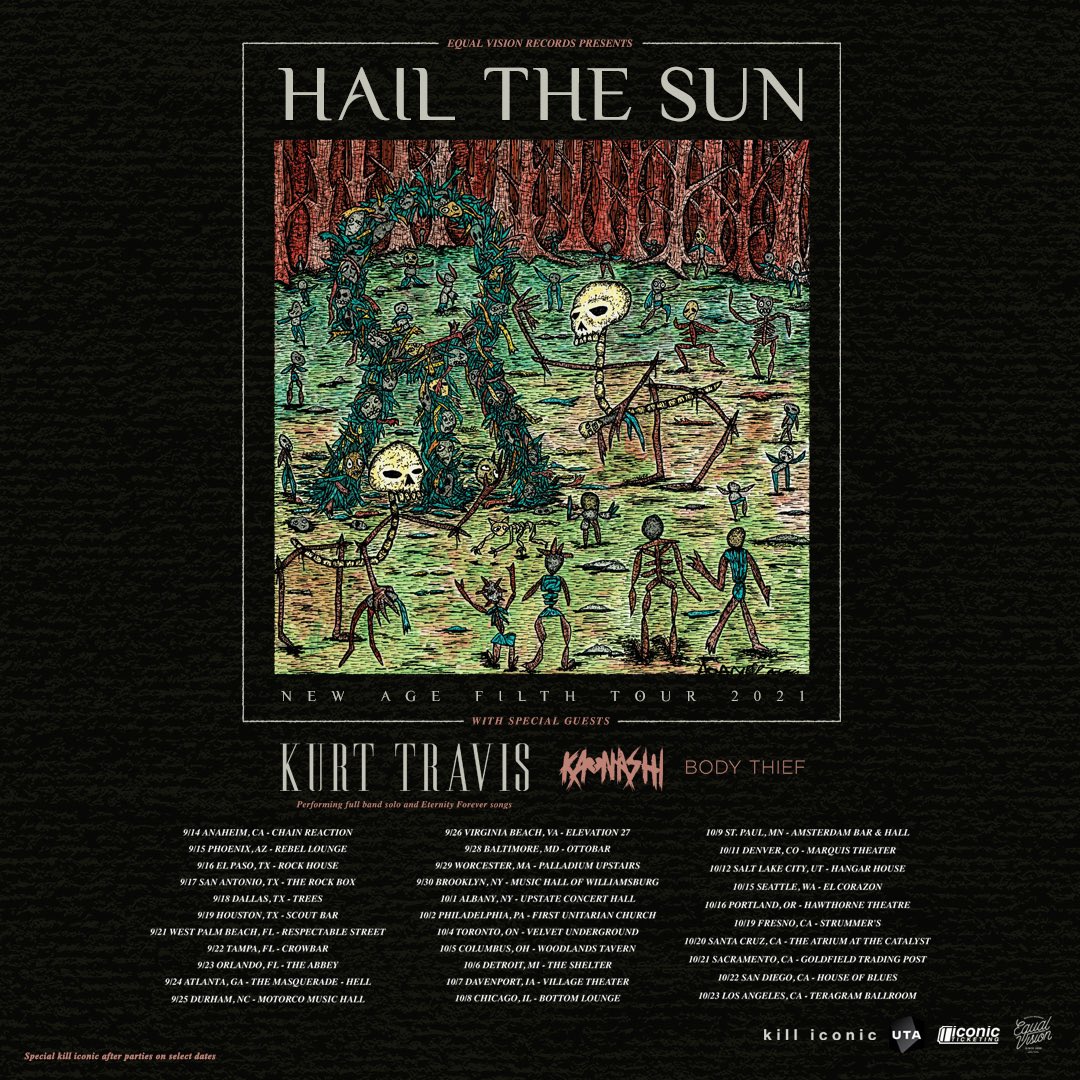 Have you purchased your tickets or VIPs for the <a href="/hailthesun/">Hail The Sun</a> New Age Filth  Tour yet? 

Hit the link in our bio!