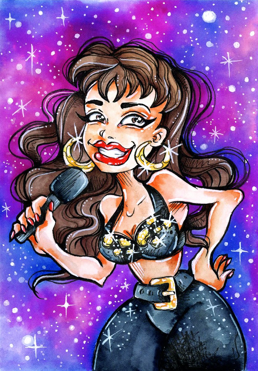 SheEatsCrayons's tweet photo. Cosmic Queen #Selena https://t.co/ZFl8ejCqWl