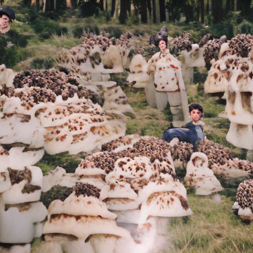 danielrussruss's tweet photo. `a portrait photo of Hamilton Morris standing in front of a mushroom forest`
CLIP + VQGAN
Warp zoom animation version coming soon!
#generativeart #digitalart #ai #machinelearning #generative #gan #aiart #hamiltonmorris https://t.co/TBnKjGQRDQ