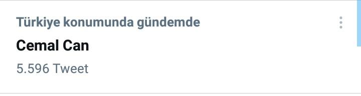Haha Cemal Can yine trendlerde @CansevenCemal