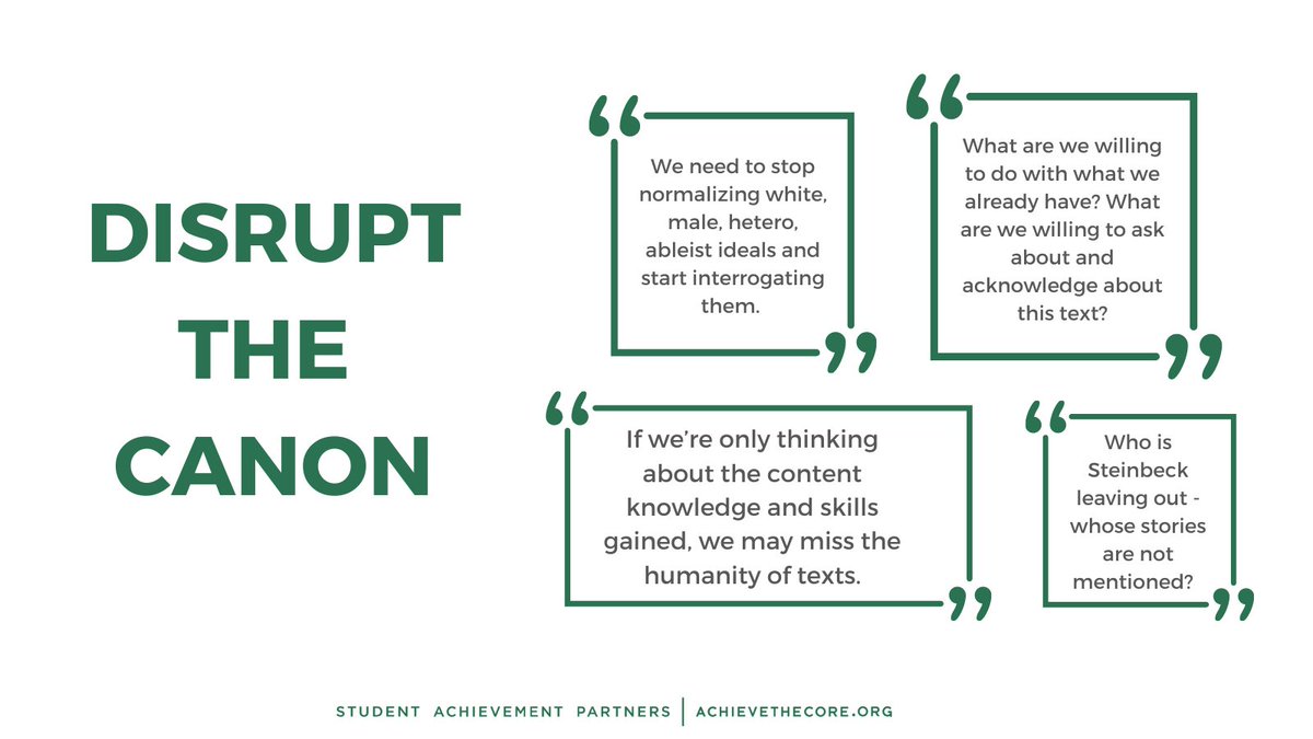 Student Achievement Partners (@learnwithsap) on Twitter photo Are you looking to engage in conversations like this? We've learned so much from the work of <a href="/DisruptTexts/">#DisruptTexts</a> and learning alongside past participants of #DisrupttheCanon. Learn more about a free, self-paced online course here: bit.ly/3pBZ3ij Are you looking to engage in conversations like this? We've learned so much from the work of <a href="/DisruptTexts/">#DisruptTexts</a> and learning alongside past participants of #DisrupttheCanon. Learn more about a free, self-paced online course here: bit.ly/3pBZ3ij
