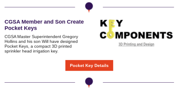 KeyComponents3D's tweet image. Thanks @GolfSupers for including details on the Pocket Keys in the June edition of the CGSA Member Newsletter! ⛳️