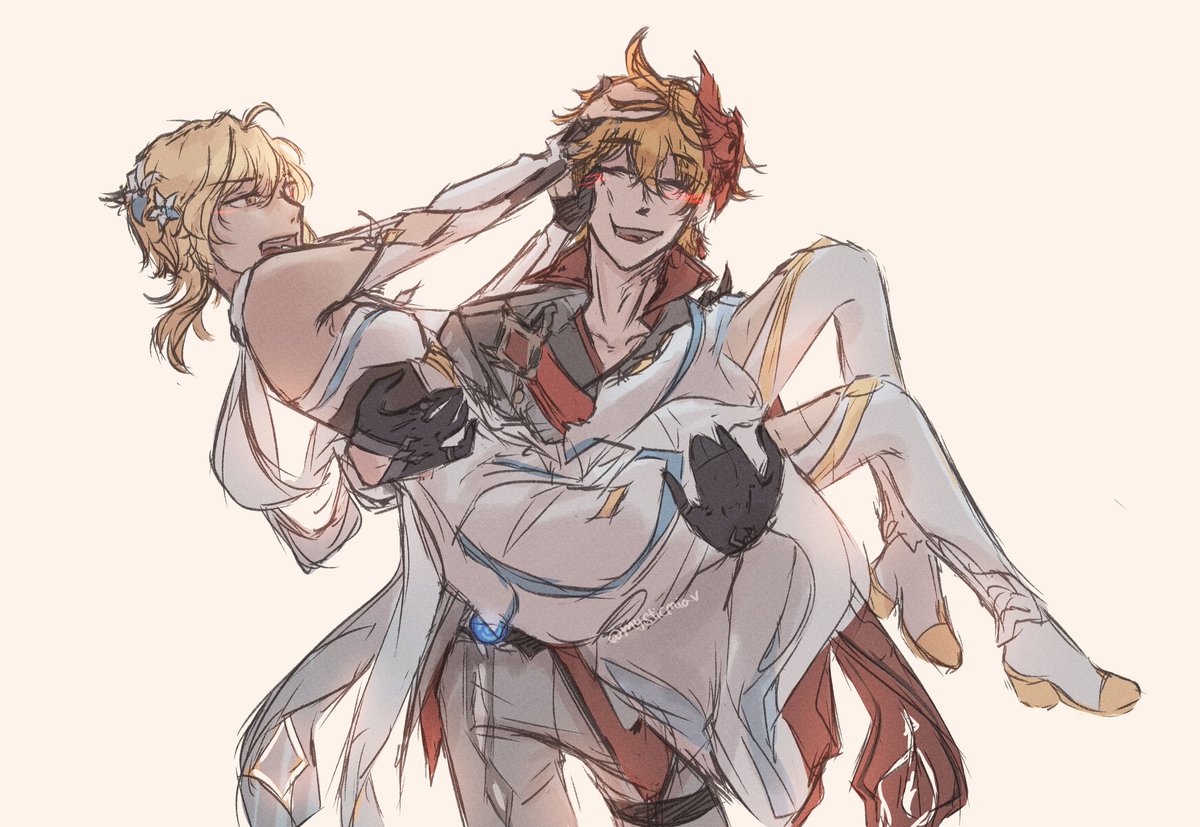 I just had to
#chilumi #lumine #childe #GenshinImpact