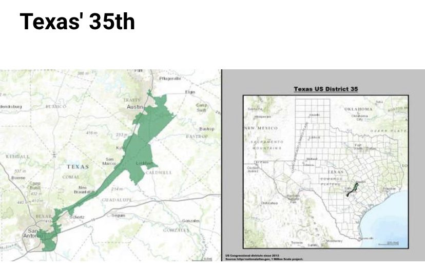 TheDukeof_Earl's tweet photo. #Gerrymandering https://t.co/BWAaBkFPYN