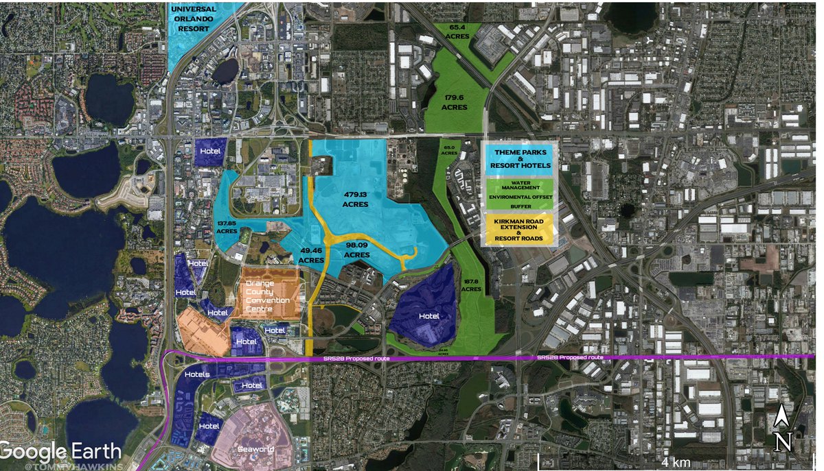 Just Adding my  #Brightline thread into this  #EpicUniverse thread as a tweet by  @ProfNarcoossee reminded me, im a propent of the SR528 route as it will benefit everyone, and don't believe Disney needs exclusive access to it https://twitter.com/tommyhawkins/status/1370133118057910273?s=20