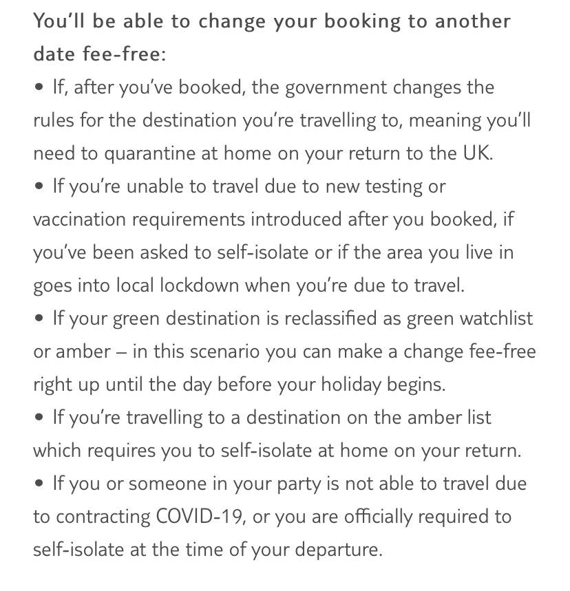 clarehrd's tweet photo. @TUIUK But it will be less than 14 days. It says on your website that fee free changes can be made up until the day before if a destination is reclassified to amber... https://t.co/xulr2rvEtg