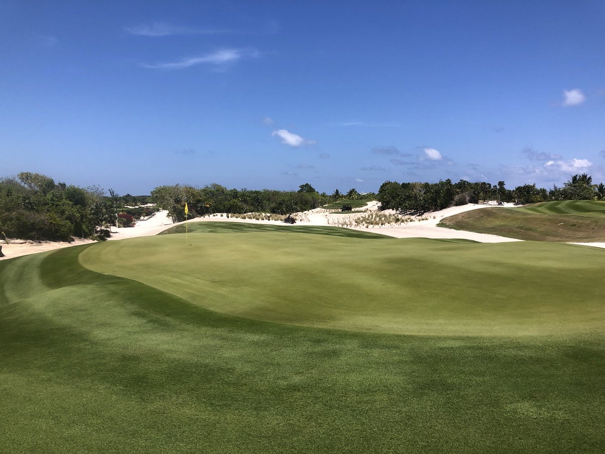 Summertime = project time.  Several holes are slated for beautification and renovating rough. Hole #10 Par 3 is taking shape.  Reducing sand displacement + adding several hundred ornamental grass &amp; other plant varieties.  Stay tuned for final product. #summertime #letsgo