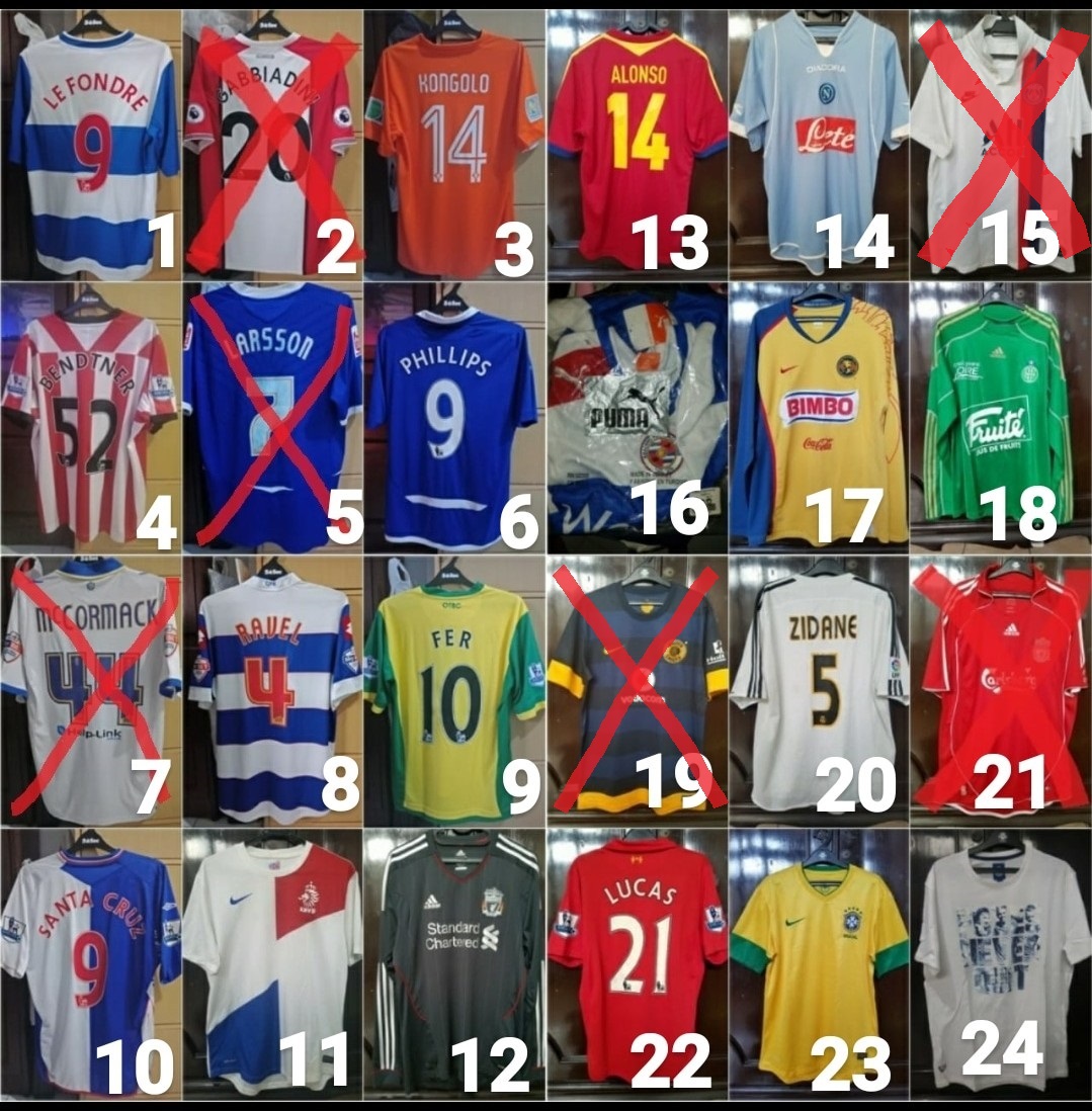 afif_usman's tweet photo. Bismillah laris #Jersey4sale #GLYS #gelarlapakyasneil @Jerseyforum @jerseysneil @jersey_ciamikk
Liverpool, Norwich, Blackburn, Reading, Birmingham, Sunderland, QPR, Napoli, St Etienne, Real Madrid, Club America, Holland, Spain, Brazil, T-shirt Leicester
detail pic ke2 thx min https://t.co/DY2Qcd0jJz