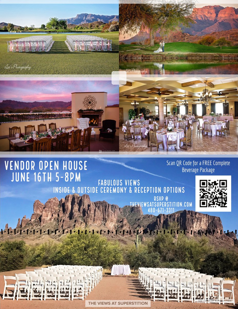 viewsatsuper's tweet photo. Are you going to be there? Plus... Scan the QR Code to get a FREE Complete Beverage Package! WOW! For New Booking only! Just enter your info! Hope you join us on June 16th at 5 pm for a wonderful gathering of our preferred vendors! RSVP at https://t.co/HAS61lnyU6 https://t.co/TBF9WMeaIm