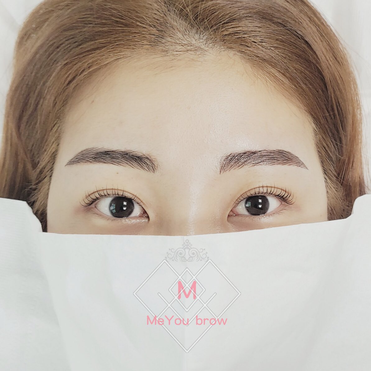 Meyou Brow New Design 本来の眉毛のラインをイメージした新デザインです 眉毛下ライン 眉尻のラインにかけて 目元と眉の凹凸に合わせて線を描く施術方法です これから新デザインが豊富に選んで頂けますので 随時アップいたします アート