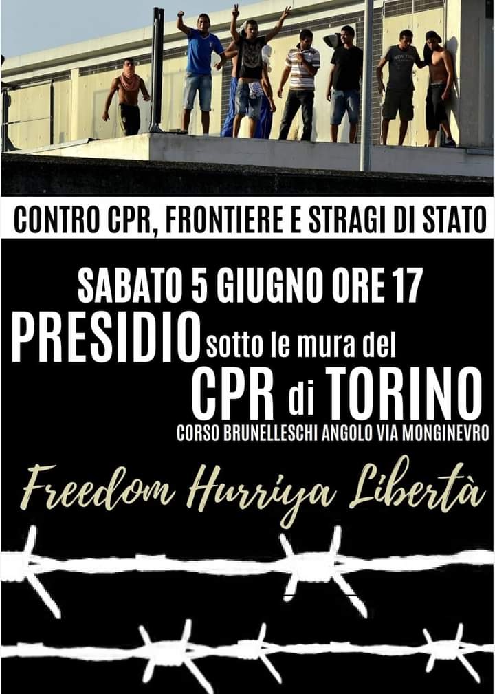 CamarcaJuri's tweet photo. PRESIDIO "CONTRO CPR, FRONTIERE E STRAGI DI STATO"
RITROVO
CORSO BRUNELLESCHI/ANGOLO VIA MONGINEVRO
#SABATO5 #GIUGNO 2021
H 17
#CHIUDEREICPR
#NOCPR #CPRLAGER
#CPRASSASSINO #LOSTATOUCCIDE https://t.co/EvhbXOpT1m