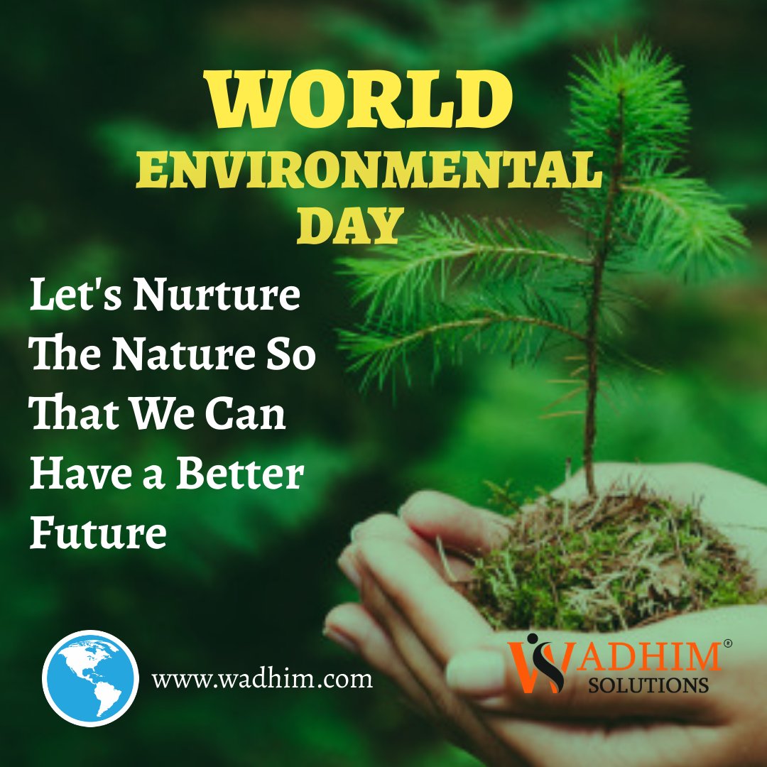 wadhimsolutions's tweet image. Let us celebrate the occasion of World #EnvironmentDay by working together to save our planet from everything that harms it. Warm wishes on this day.
#wadhimsolutions #glorifygarbage #worldenvironmentday #environment #gogreen #environmentday #climatechange #fornature #planet
