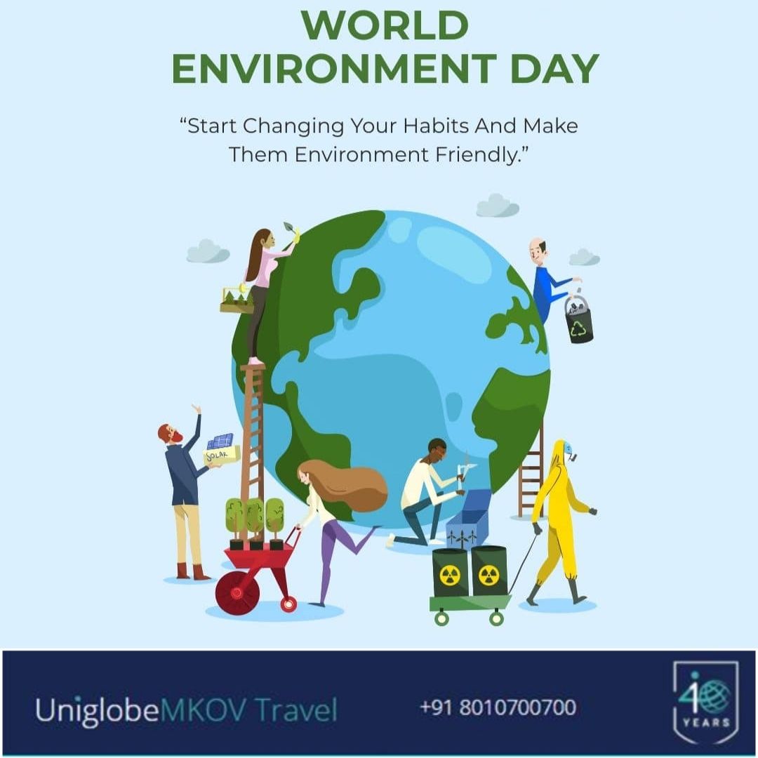 Uniglobe_mkov's tweet photo. Earth provides us with everything that we need and therefore, we must take care of it with all our efforts. Wishing a very Happy World Environment Day to all.
+91 8010700700
info@uniglobemkov.com
https://t.co/p2fkyZ0NqB
#uniglobemkovtravl #WorldEnvironmentDay #SwasthaBharat https://t.co/g1t37FVujA