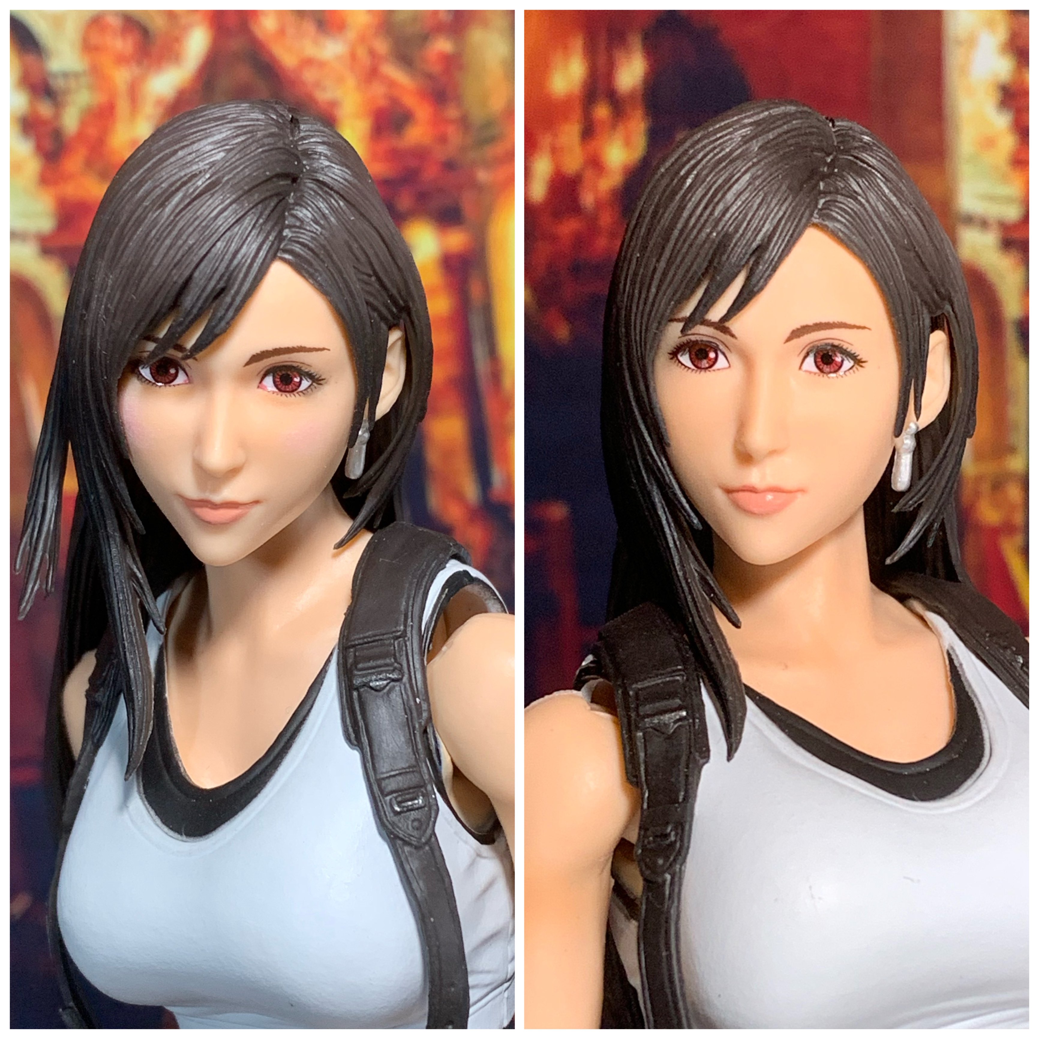 リペイント play arts 改 プレイアーツ 改 ティファ フィギュア