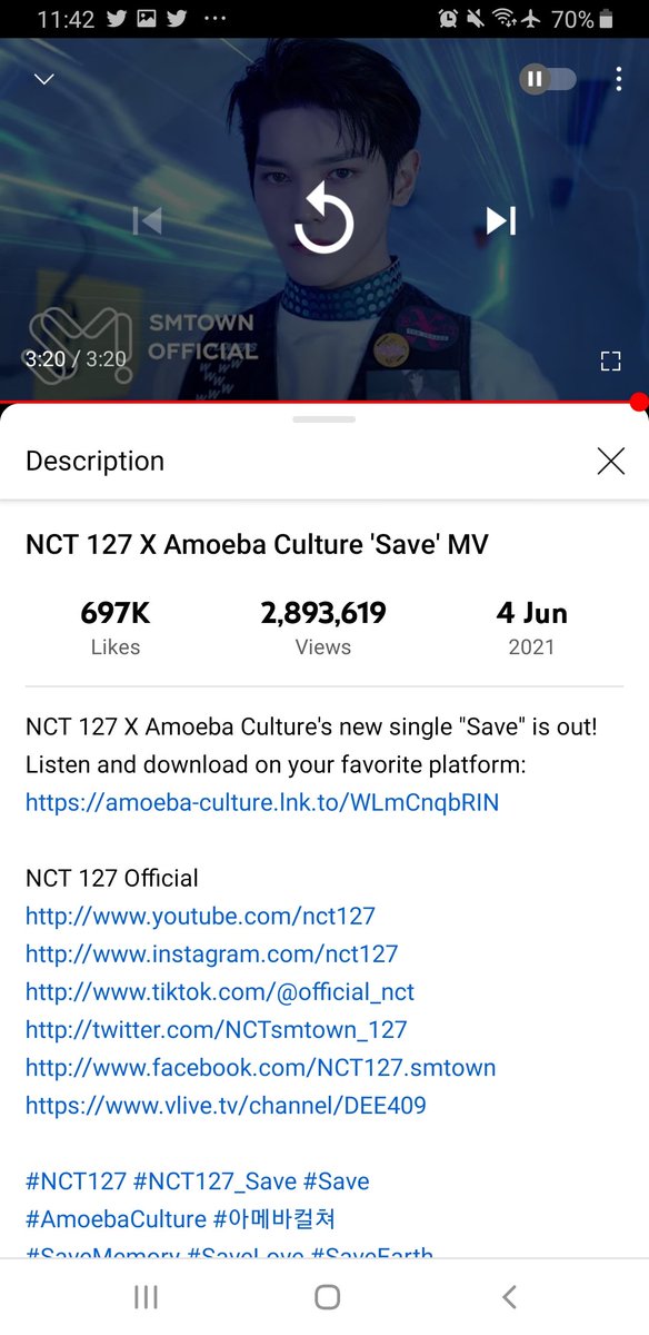 jeucaptz's tweet photo. ‼STREAMING CHALLENGE ‼

NCT 127 X Amoeba Culture - SAVE MV

🖇 https://t.co/Hg8b17Xkbu

#NCT127_Save 
#NCT127xAmoebaCulture 
@NCTsmtown_127 

Don't break the chain!
@clowpry @jisuvgie @reownjunn @jenomajesty @rchljsuh ulang td salah https://t.co/Dtf0s46VV5