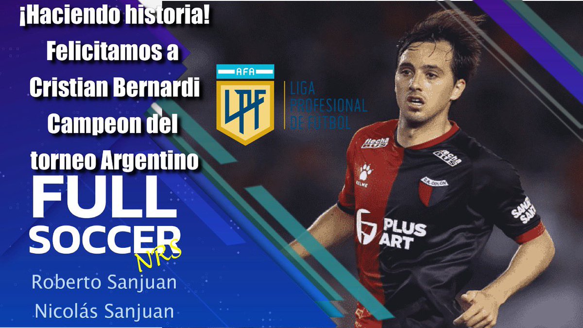 FullSoccerNRS's tweet photo. @ColonOficial  FELICITACIONES CAMPEÓN !!!! https://t.co/LiHN80eRns