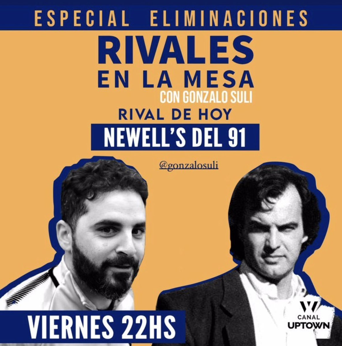 gonzalosuli's tweet image. Día movidito resultó este viernes de junio...

🔚SE FUE TEVEZ
🥲NOS EMOCIONÓ A TODOS
⚫️🔴⚫️COLÓN CAMPEÓN 

Y ahora, desde las 22.00, por @CanalUptown 

#Rivales #Cap4

ESPECIAL ELIMINACIONES

BOCA-NEWELL’S FINAL 90/91
Con protagonistas EN VIVO!!