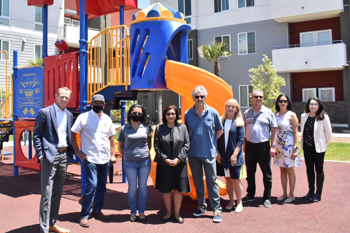 Thank you <a href="/NormaJTorres/">Rep. Norma Torres</a> and <a href="/leonforsenate13/">unsightly nebulous</a> for visiting our new Vista Verde property today housing 101 families in Ontario.