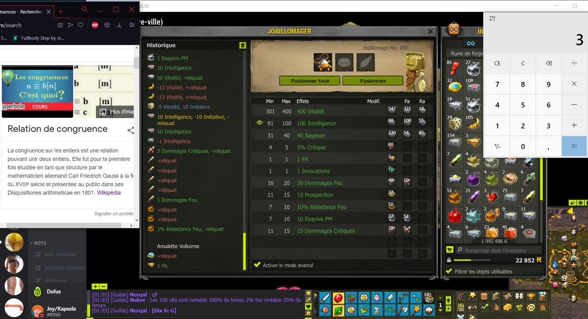 Kapsounet's tweet photo. Merci @GryfoxGaming pour tes conseils de forgemagie, je côtoie désormais la congruence. https://t.co/P7OhHaI82Q