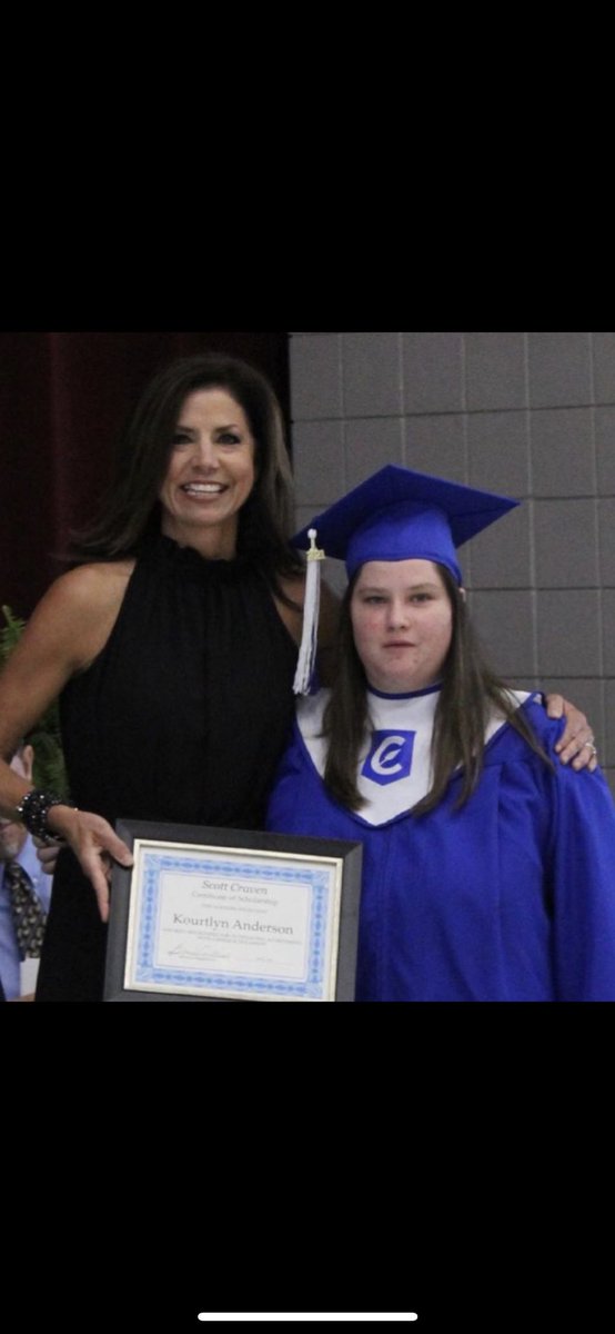 Kourtlyn Anderson received the Scott Craven Scholarship