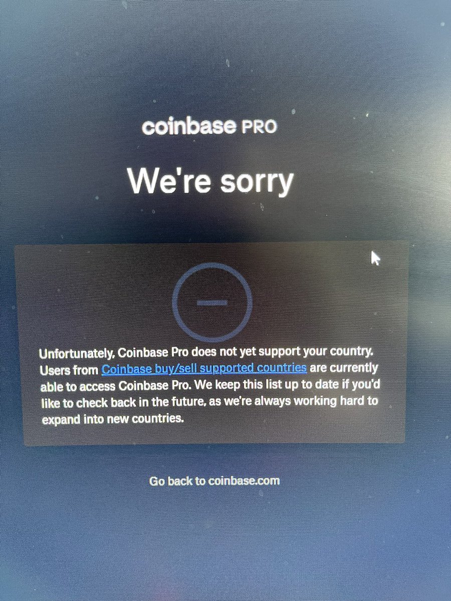 PhDogecoin's tweet photo. Omg. Help. @CoinbasePro @CoinbaseSupport. I was able to transfer my #dogecoin to @CoinbasePro yesterday. How come i cannot access it now and says not available in Philippines. Help https://t.co/CxGXYD1EhL