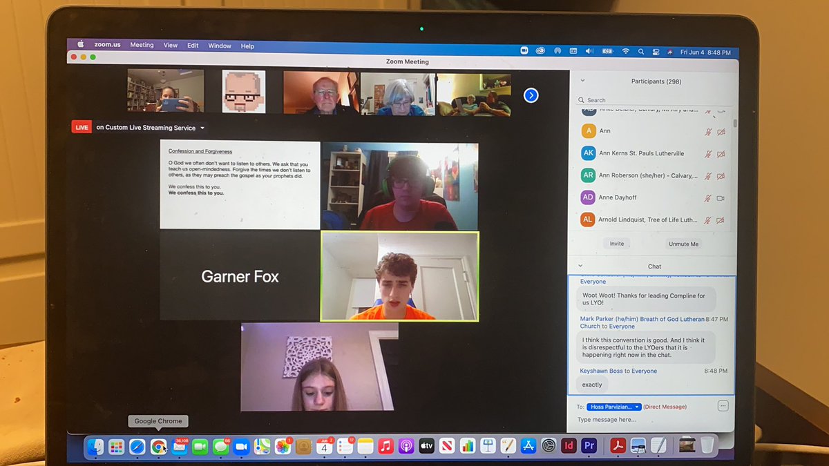 #demdlyo youth lead us in Compline!  #demdsa21