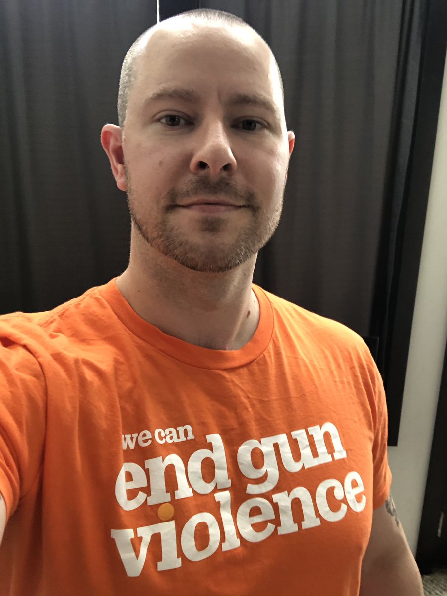 mynameiszach16's tweet photo. I #WearOrange because I’m lucky my sister survived being shot in Las Vegas. I wear orange to honor her, the 58 killed, the hundreds wounded and thousands forever changed by gun violence in about 10 minutes on the night of October 1, 2017. @MomsDemand https://t.co/335nDzet7x