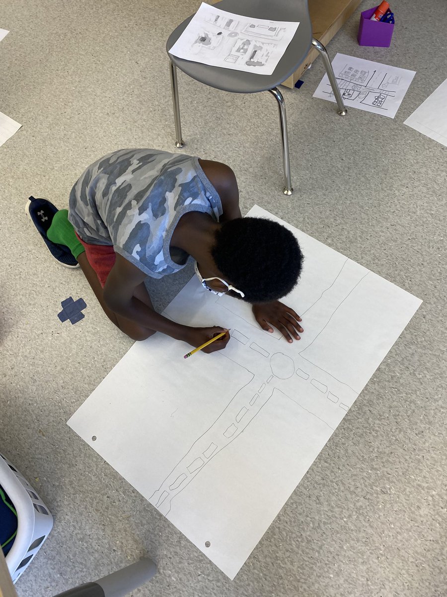 Michelle_Bourge's tweet photo. We have spent the past month and a bit exploring what makes a good community. This week, students planned and created their very own map of a new community. We had so much fun showcasing our final design on “the big paper”! #SageCreekLRSD #ESCSmastery https://t.co/TnTgaaJ4rK