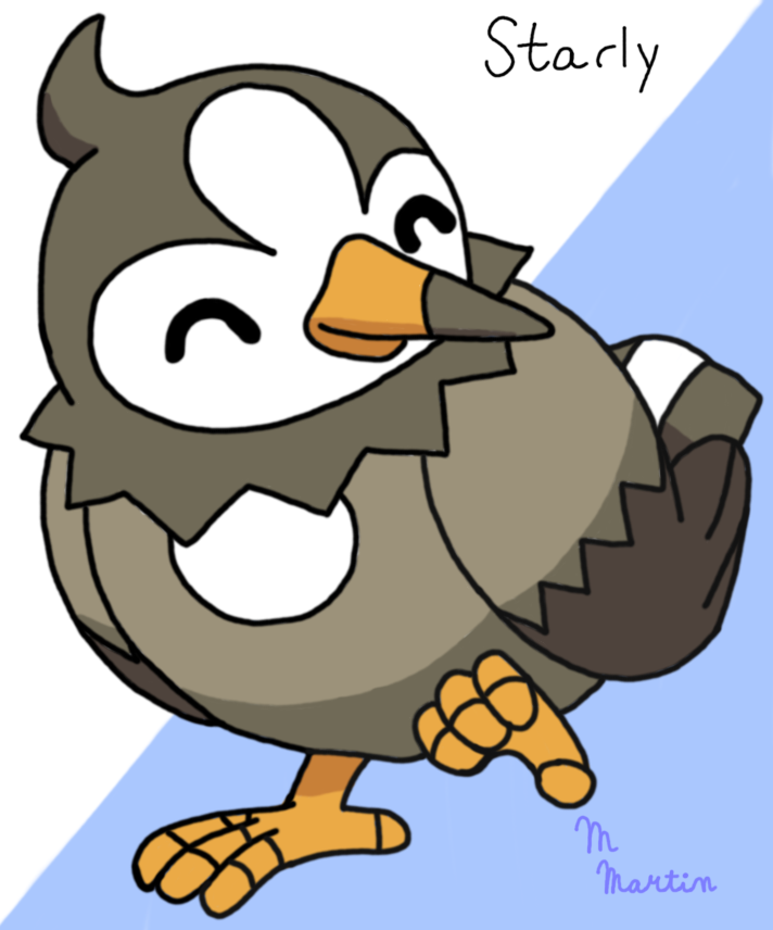 MemoryMartin2's tweet image. While I finish up Heatran, here's star birb