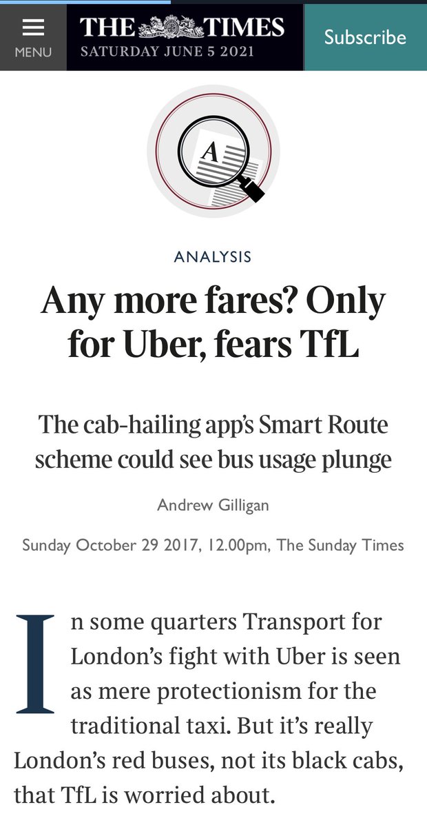 brianbarou's tweet photo. @VincentStops @TfL Uber has also picked @TfL’s pockets..! #TooBigToRegulate https://t.co/n7SPvCJzMW