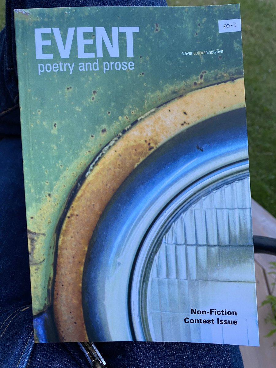 rabrait's tweet image. Picking up the mail - one of my favourite activities, especially today! Thanks to EVENT magazine for publishing Keating’s River and Peach Lake - two of my Newfoundland poems.