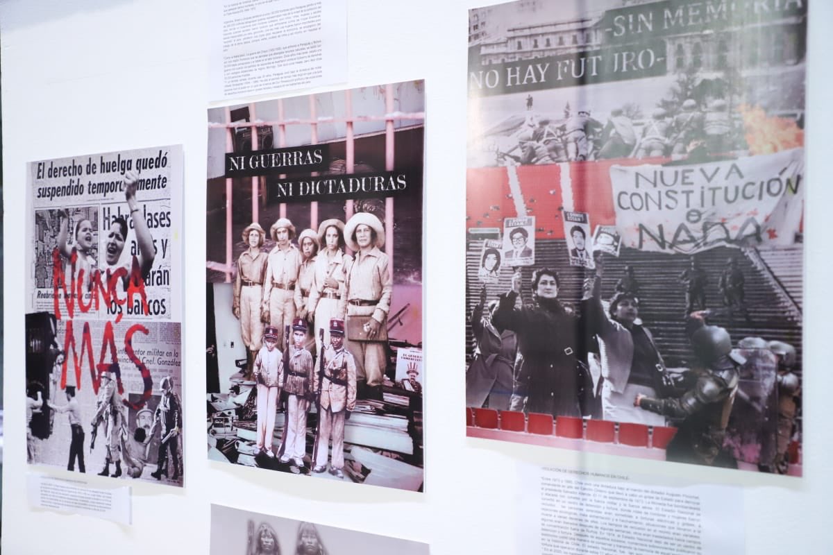 centromemoria's tweet photo. #MuseosALaCalle “En el museo tenemos 11 collage que hablan sobre la violación a derechos humanos y como los habitantes siguen en la búsqueda de memoria, reparación y justicia.” Museo Humanitario del Portal Resistencia.

Conéctate ▶️ https://t.co/DpRboYbYnC https://t.co/JG5bHYmzlE