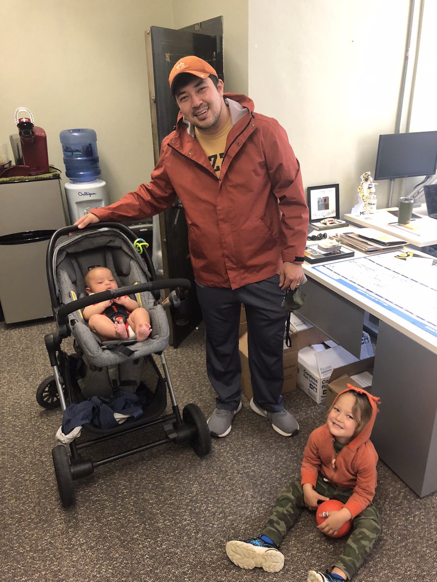 RyanTakeo's tweet photo. Personal news: I barely survived week one of parental leave. Send help. #meetmarion #readyfreddiev https://t.co/62gwbFi7NE