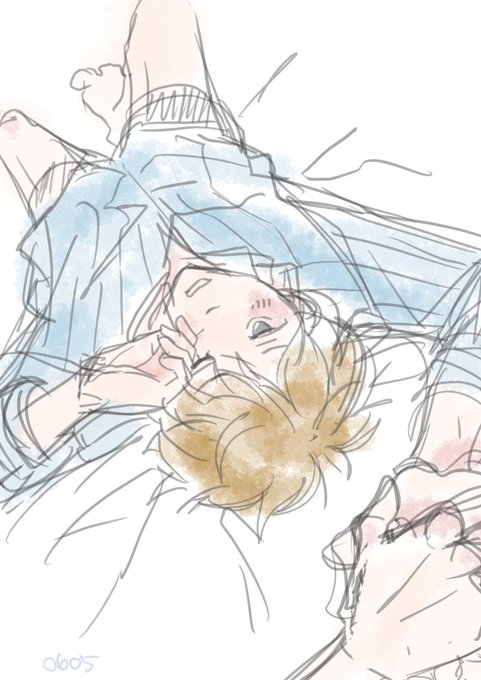 仰向けのtwitterイラスト検索結果