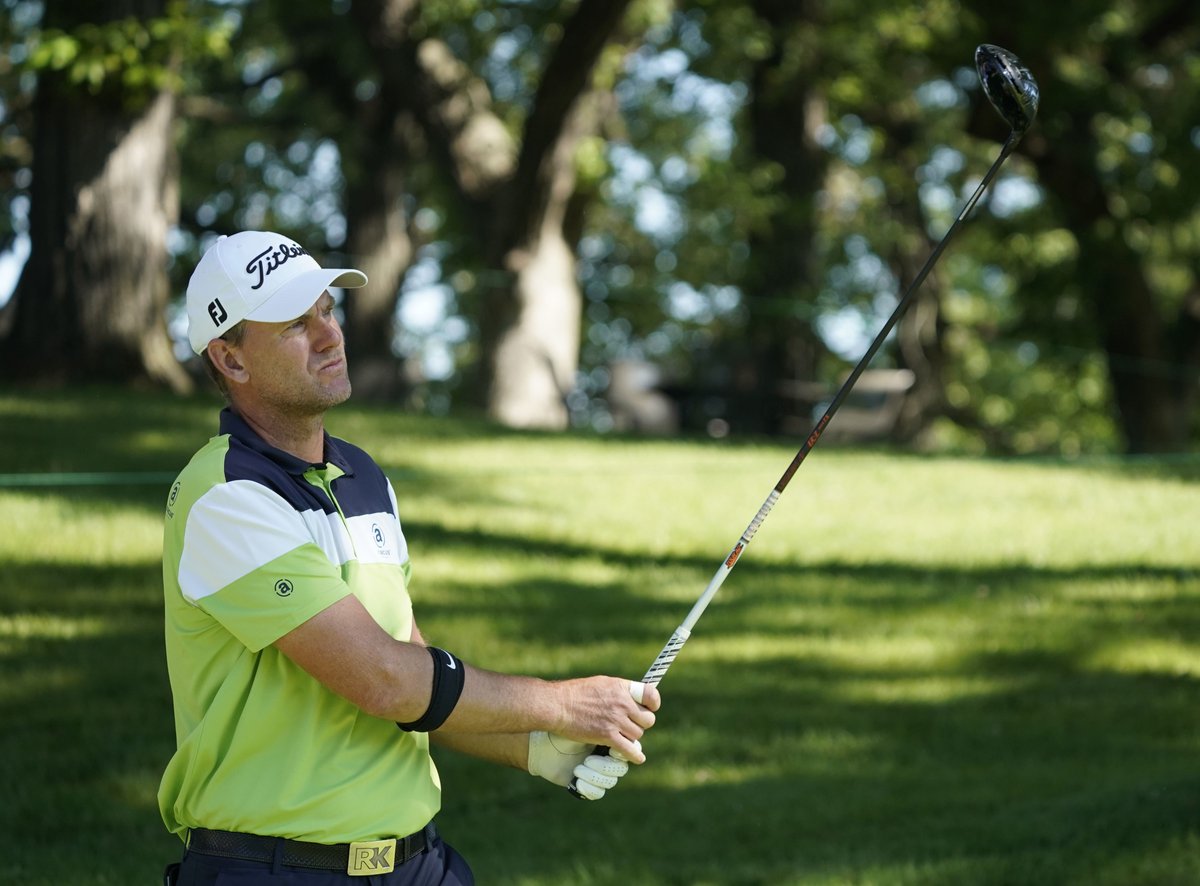 I really enjoy the challenge here in Des Moines, a lot of tricky lies and slope on the fairways. Looking forward to another round tomorrow