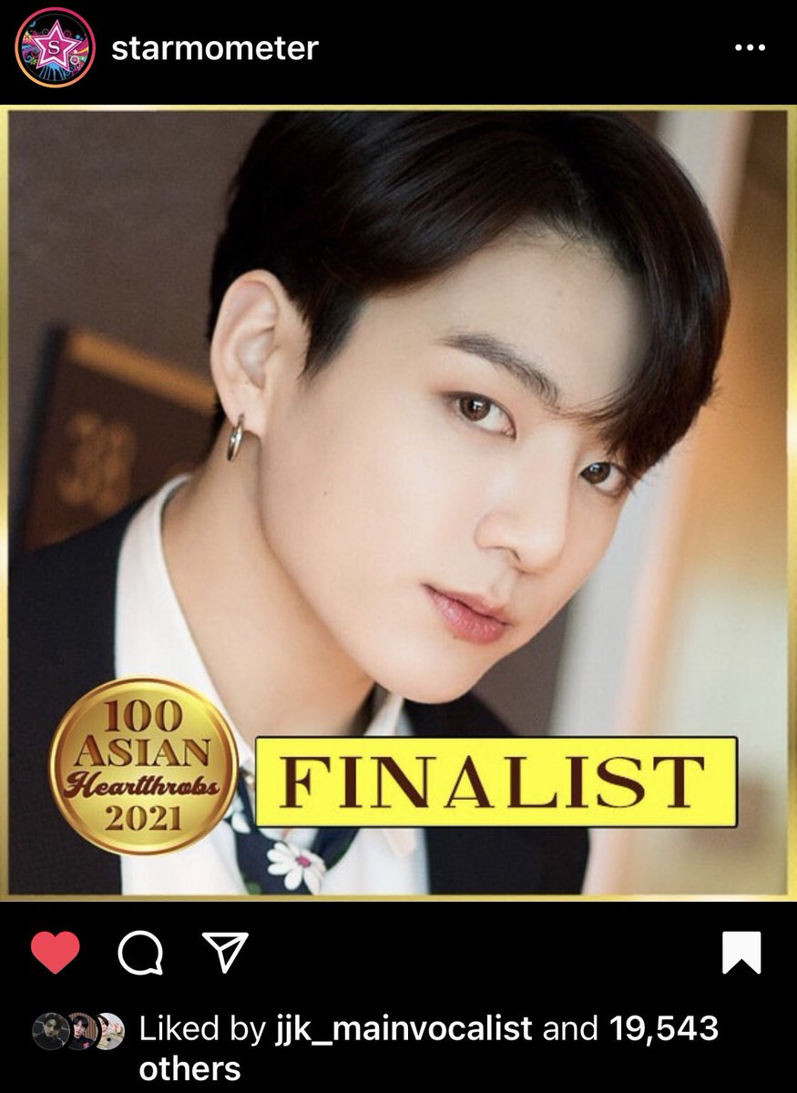 Daily_JKUpdate's tweet photo. 🛑VOTE FOR JUNGKOOK ON INSTAGRAM. We are behind on COMMENTS and increase the LIKES!

◽️ https://t.co/wjMKcXs2Be
◽️ https://t.co/CqRSajbpz9

Comment down: 
I vote for #Jungkook in the finals of 100 Asian Heartthrobs 2021
#AHJungkook
#100AsianHeartthrobs2021 https://t.co/xBt7amxwcX