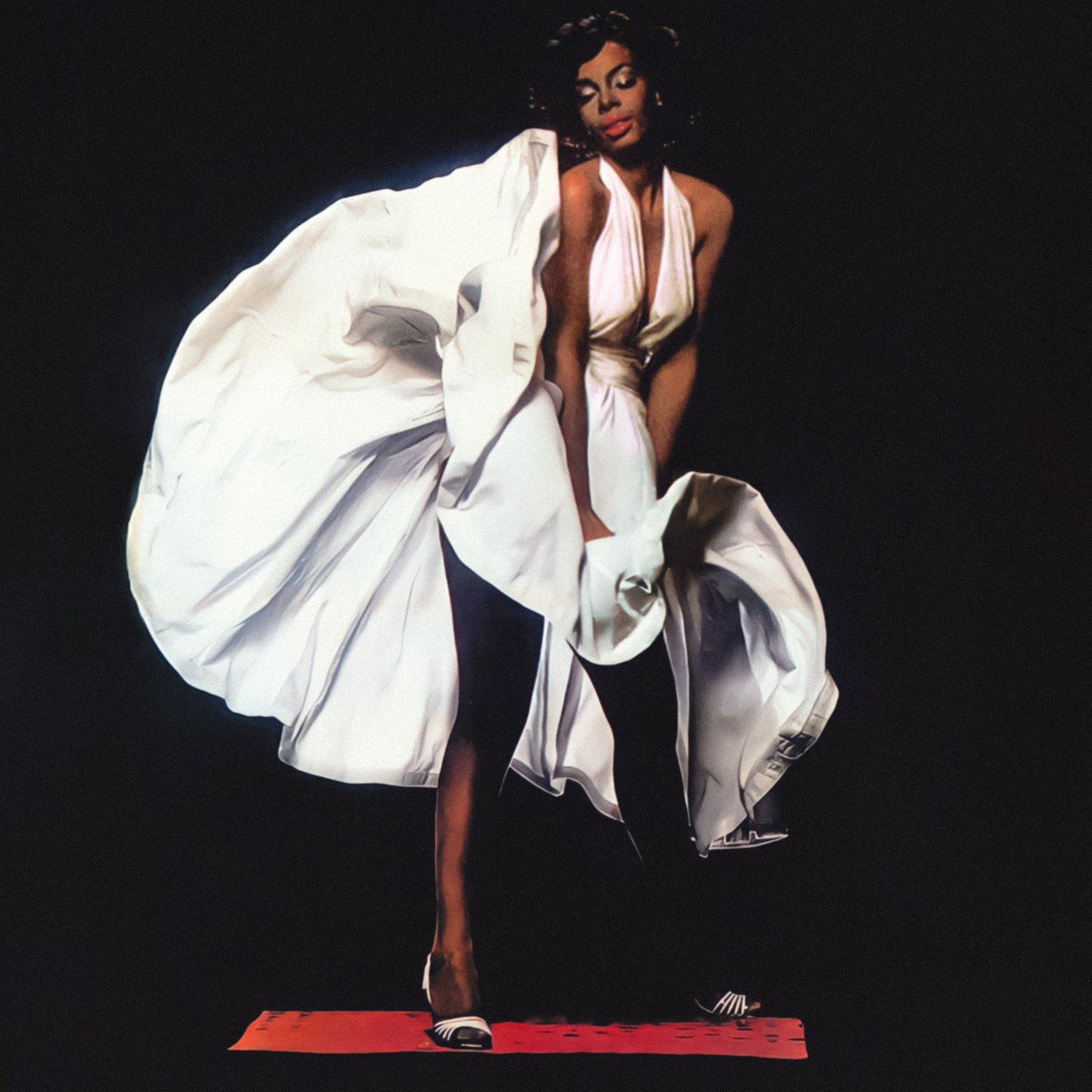 donna summer as marilyn monroe, 1976.