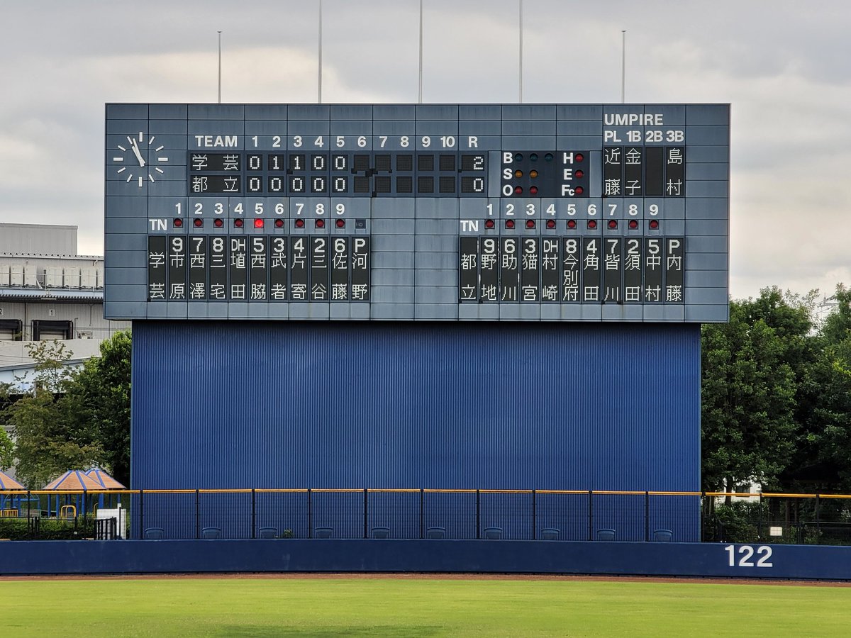 東京都立大学体育会硬式野球部 公式 選手交代 都立大 代打 高野 左 左 皆川 三 三 中村 二 二 角田 遊
