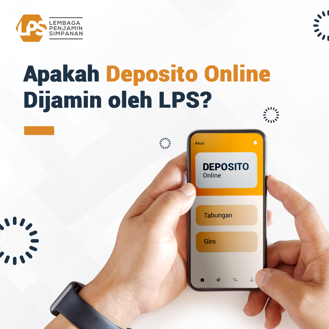 Compra conferencia Promover LPS RI / IDIC on Twitter: "Deposito online merupakan produk deposito  berbasis digital. Untuk memiliki rekening deposito online, nasabah tidak  perlu datang ke bank sehingga lebih praktis dan hemat waktu. Menabung  sekaligus