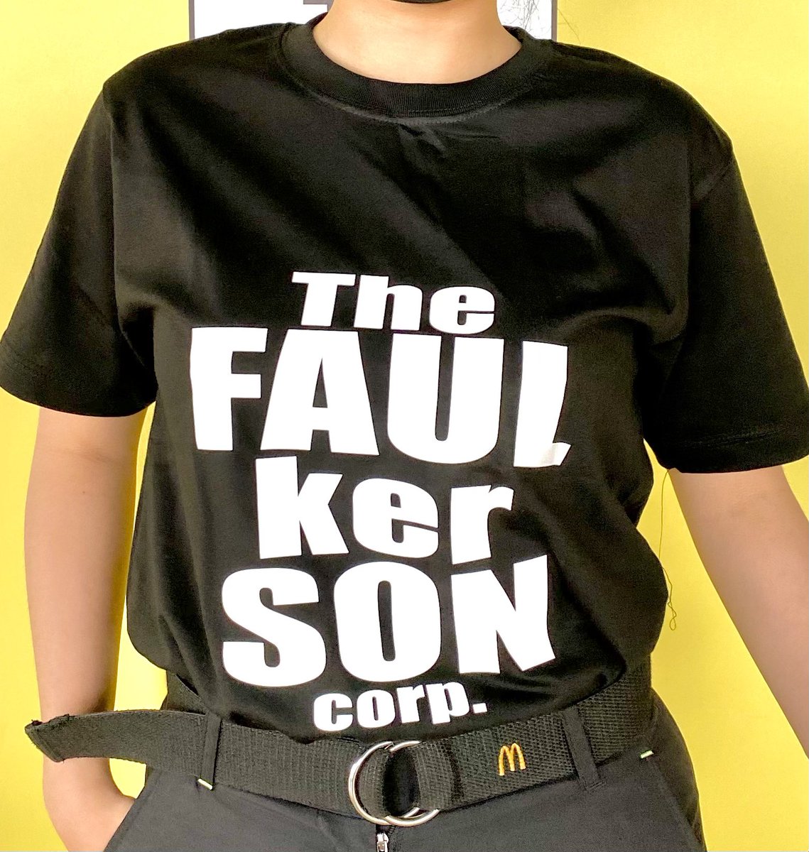 Good day everyone! We are now selling our very own Team Faulkerson Corp T-Shirts. 
📌Vinyl cut print
📌Blue Corner
Available Sizes:
📌White Shirt- Large Only
📌Black Shirt- Medium and Large

For only 280.00 pesos you can now avail our limited edition t-shirt.