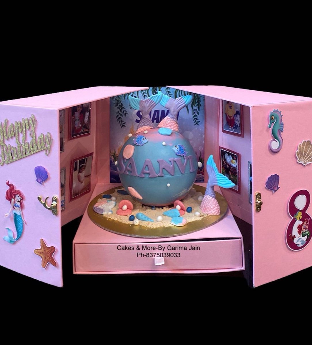 cakesnmorebygj's tweet photo. #pinatacake #pinatacakes #mermaidpinatacake #hammercake
#mermaidcake #mermaid #arielcake #disneyprincesscake #disneyprincess #CreamCakes #pastry #Cakesofinstagram #cakelover #egglesscakes #nonfondant #delhibaker #homebaker #birthdaycake #instagood #instafood #instacakes https://t.co/WtLNYf2kFv