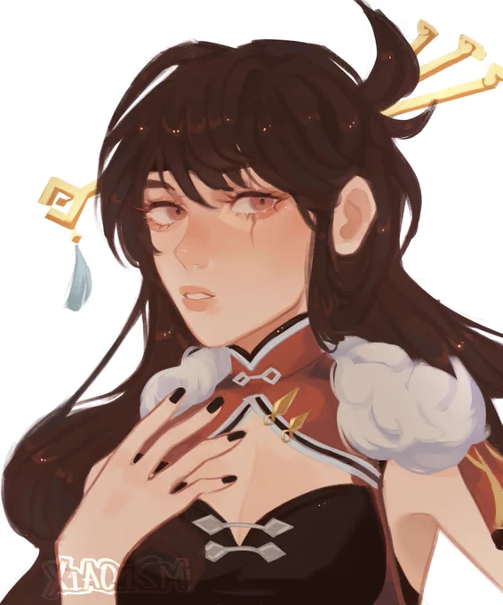 beidou without her eyepatch ^o^ 