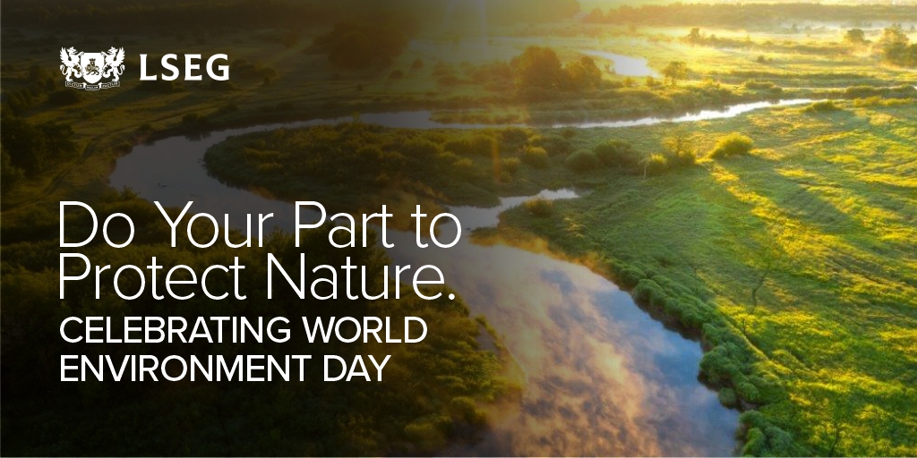 LSEGTechnology's tweet photo. LSEG works towards the growth of communities across the world, but that growth is meaningless without taking steps to preserve our environment. World Environment Day is a chance for us to remember and resolve to make a change. https://t.co/L0QL5xXmO0