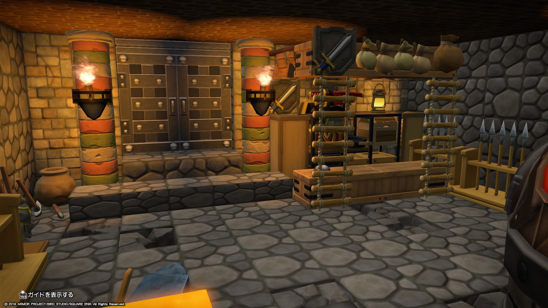 奈乃 すごく普通の外観できた パッと見 鍛冶屋っぽさ皆無だなあw 周辺を鉄系の何かでゴチャらせたら どうにかなるだろうか Dqb2 T Co Dntwvabcen Twitter