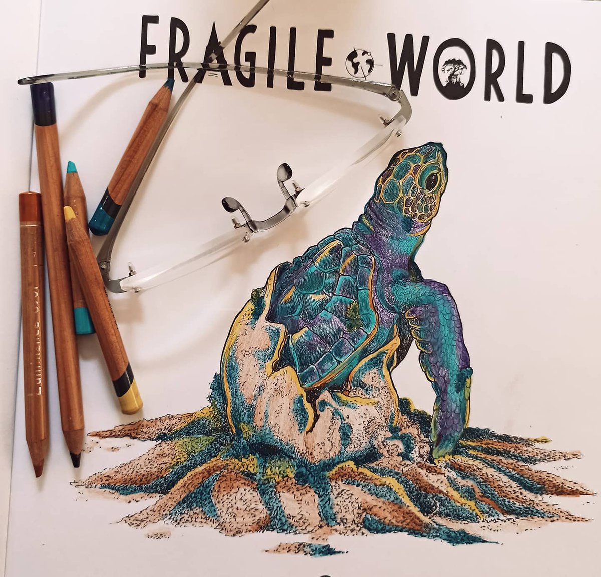 Here4Lilly's tweet photo. Nature does not hurry, yet everything is accomplished 🐢
#laotzu #kerbyrosanes #fragileworld #kerbyrosanesfragileworld #colornatureswonders #mycreativeescape #artterapy #myart #turtle #coloring_masterpieces #coloring #colouringforadults #adultcoloring https://t.co/auhlaz0qS0